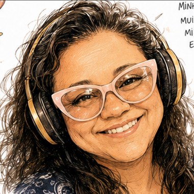 Produção de conteúdo para áudio visual:  narradora, locutora, digitadora.